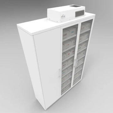 Die kosteneffiziente Alternative: <br> Herkömmliche Schränke mit MedTec-Klimageräten nachrüsten statt neu kaufen